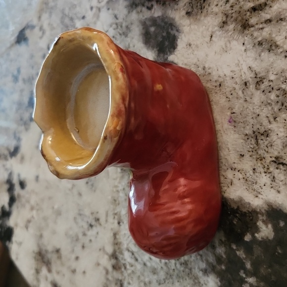 Kirklands ceramic boot tea light holder Christmas boot new in box - Picture 5 of 13